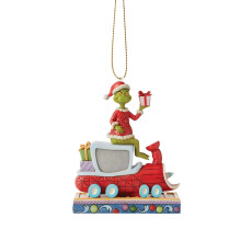 TOFOTL Grinch Decor - Akrylové vánoční ozdoby, závěsná vánoční dekorace na dům, do auta, na batoh, přívěsek, dárek pro děti (černá)