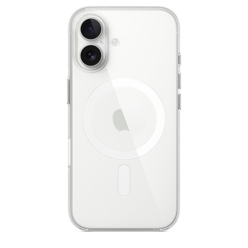Capa transparente compatível com iPhone 16 com MagSafe, carregamento sem fio rápido e proteção para os botões - 6,1 polegadas. 2