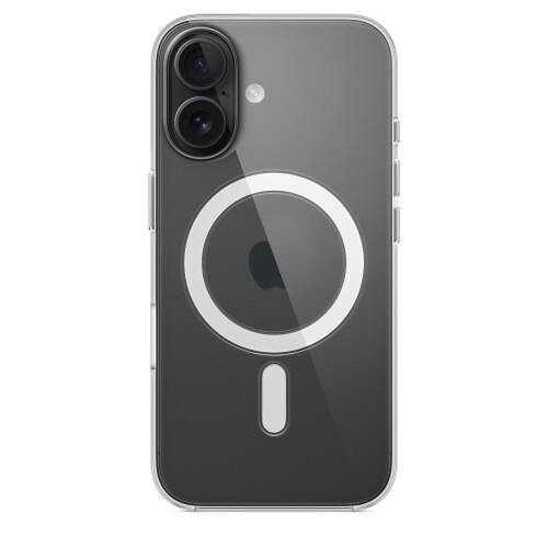 Capa transparente compatível com iPhone 16 com MagSafe, carregamento sem fio rápido e proteção para os botões - 6,1 polegadas. 1