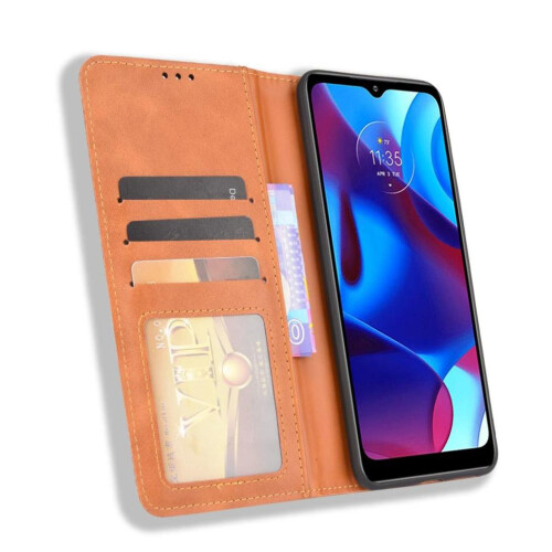 Θήκη για Motorola MOTO G από καθαρό δέρμα PU με μαγνητικό κλείσιμο 2