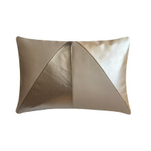 Designer Beige 12"x14" (30x35cm) lannetyynyn päällinen, keinonahkainen oleskelutila, taupe samppanjanvärinen pitkulainen tyyny, tilkkutäkkikuvio