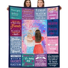 Cadeaus voor dochters, 50x60 inch deken voor dochters, knusse plaid voor de verjaardag, Kerstmis of afstuderen van mijn dochter, cadeaus van mama