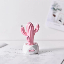 WinysinSimulation Kaktus Kreative Mini-Ornamente Rosa Geschenk Zuhause Innenzimmer Schreibtischdekorationen