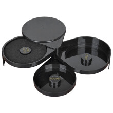 Bartending Salt Side Box Wine Glasses Cocktail Sugar Case Plastic Tumblers Rotating Cocktail Seasoning Trays