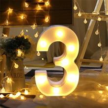 Jacenvly Weihnachtsschmuck Ausverkauf Fernbedienung Alphabet Buchstaben Lichter LED Leuchtende weiße Kunststoffbuchstaben Stehend Weihnachtsgeschenke