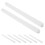 White 8 Pcs Dressers Accessories for Guide Component Dressing Table 1
