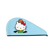Σκουφάκι ντους Hello Kitty Coral Velvet Dry Hair Cap Thickening To Increasy Soft Absorbtive