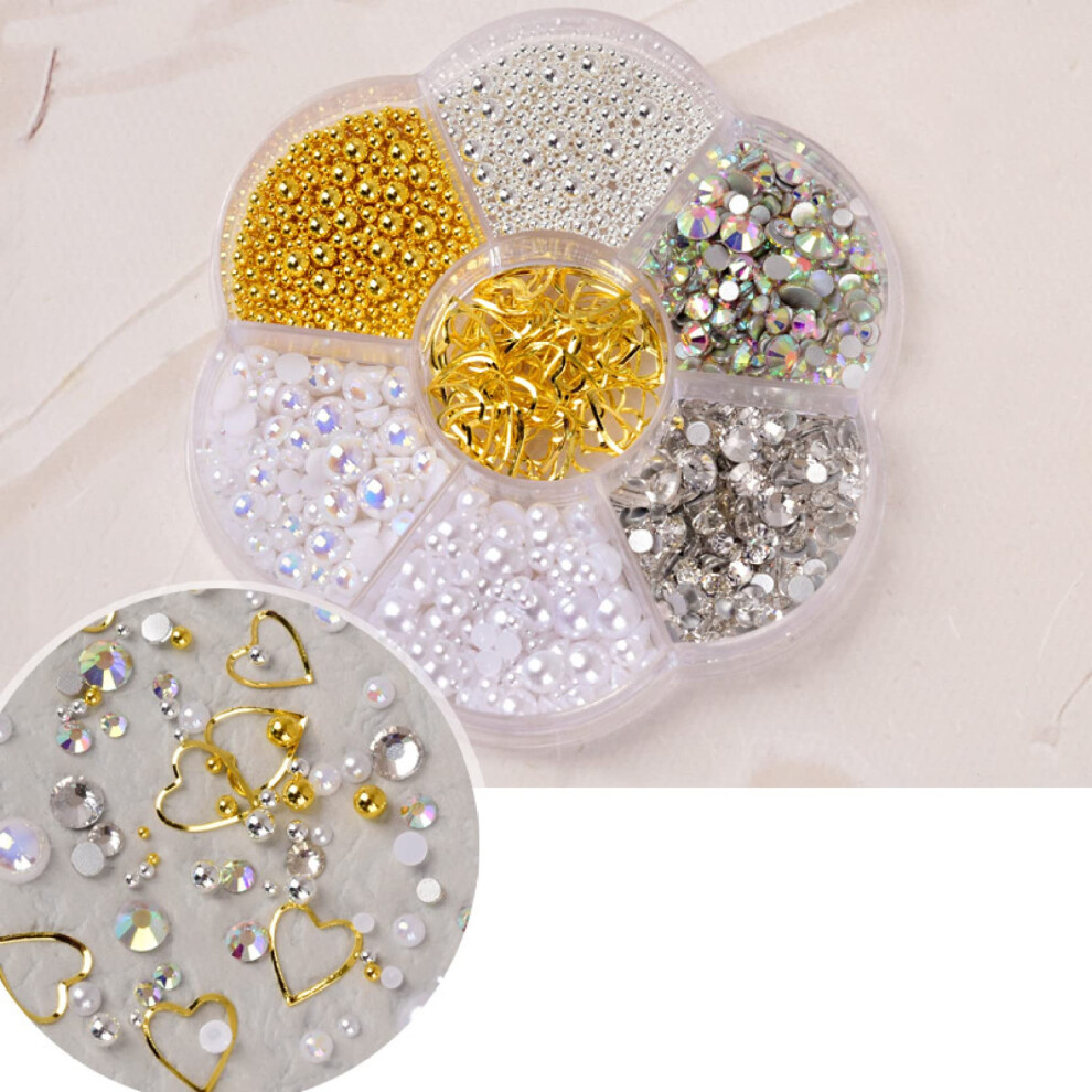 UV Color Change Nail Art Rhinestones, Multifaceted Resin Flat Back Gems, 50g Craft Decoration