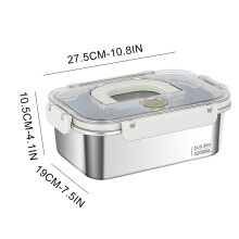 Generic304Świeżość Pudełko ze stali nierdzewnej, szczelnie zamknięte, lunch box bento na owoce i warzywa