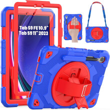 Capa infantil compatível com Samsung Galaxy Tab S9FE/S9 5G (2023), capa protetora resistente a impactos com proteção para a tela.