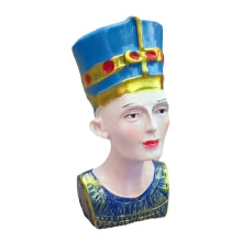 Conjunto de estátua de Cleópatra em resina para decoração de mesa, estilo egípcio antigo, da Sense of Art.