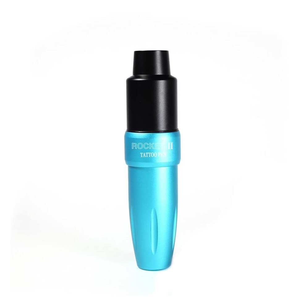 Blue Tattoo Pen Machine For Eyebrow Eyeliner Lip, Permanent Makeup Rotary Pen, Aluminum Alloy