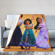 Couverture Encanto Hotel, couverture anime pour lit, couverture pour canapé, couverture polaire ultra douce pour chambre et salon, 152 x 127 cm