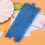 Colorful Reusable Hard Plastic Stripe Drinking Straws Party Decoration 4