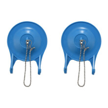 Lot de 4 clapets de rechange pour WC, 7,6 cm (3 pouces), économie d'eau, haute performance, installation facile, couleur bleue.