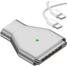 Magnetický nabíjecí adaptér USB-C na Mag-Safe3 140W kompatibilní s MacBookem Pro2023 (M2, 14/16 palců), MacBookem Air2022