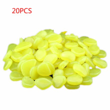 Winysin20 Glow in Dark Pebbles Stone Home Garden Walkway Aquarium Fish Tank Valentine