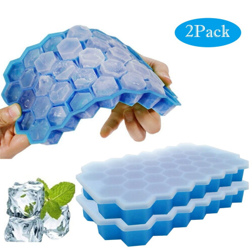 AURIGATE Eiswürfelform in Wabenform, 2 Stück, Sonderangebot