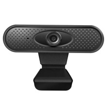 Webcam HD 1080p pour ordinateur, idéale pour la diffusion en direct à domicile, avec microphone numérique intégré et sans pilote. Connexion USB.