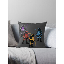 AIVO Classic TMNT Silhouettes Sierkussenhoezen Kussenhoes Bank Tweezijdig