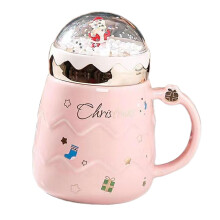 LOVIVER Keramik-Weihnachtsbecher, Weihnachtsmann-Becher, kreativer 3D-Schokoladenbecher, Frühstücksbecher, niedlicher Weihnachtsbecher,