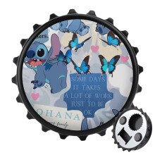 Magnetischer Flaschenöffner mit Stitch-Motiv und Kühlschrankmagneten – Einzigartige Geschenkidee für Campingfans – Cooles Gadget für