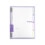 Τετράδιο Κλασέρ Lksixu8-Ring, B5Frosted PVC Softcover, 120Pgs παχύ χαρτί με γραμμές, Επαναγεμιζόμενο 1