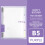 Τετράδιο Κλασέρ Lksixu8-Ring, B5Frosted PVC Softcover, 120Pgs παχύ χαρτί με γραμμές, Επαναγεμιζόμενο 2