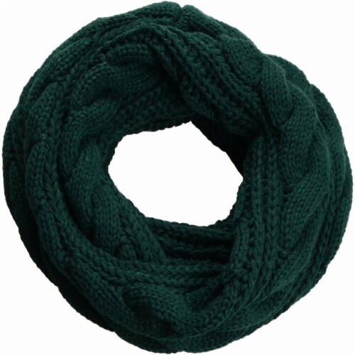 Dicker, gerippter Strickschal für Damen, Winter-Schlaufe, Infinity-Schlaufe