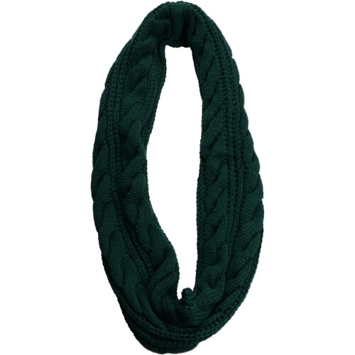 Dicker, gerippter Strickschal für Damen, Winter-Schlaufe, Infinity-Schlaufe 1