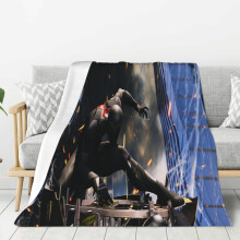 Spider-Man Fleecedecke, superweiche, kuschelige Überwurfdecke, Kinderbettwäsche – Eigenschaften: superweich, 102 x 76 cm