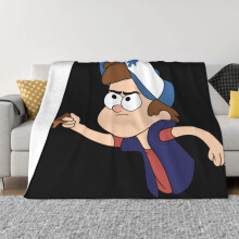 Gravity Falls Kuscheldecke – Leichte, flauschige und weiche Mikrofleece-Decke für Sofa, Bett, Couch und Sessel, ganzjährig verwendbar