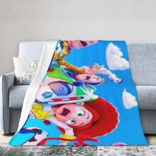 Spielzeuggeschichte-Decke, Überwurf, Bettwäsche, Zimmerdekoration, Flanelldecke für Bett und Sofa, 203 x 152 cm