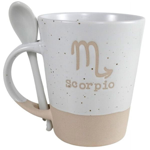 V24-238 - Skorpion-Sternzeichen-Becher mit Löffel, 355 ml