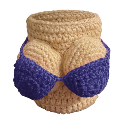 YiFudd Bottle Cozy Beer Purely Χειροποίητα Πλεκτά Μανίκια για Κύπελλα και Μανίκια για 1