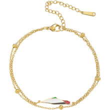 AMULWRC damesarmband met dubbele kralenketting