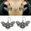 Σκουλαρίκια HOTYA με κρανίο, σκουλαρίκια choker, vintage πανκ κοσμήματα, νέα μόδα 2
