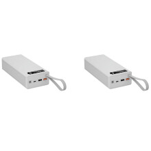 2 szt. 16x18650 Pudełko do przechowywania baterii PD QC3.0 Szybkie ładowanie DIY Power Bank Box Case Holder Box Biały