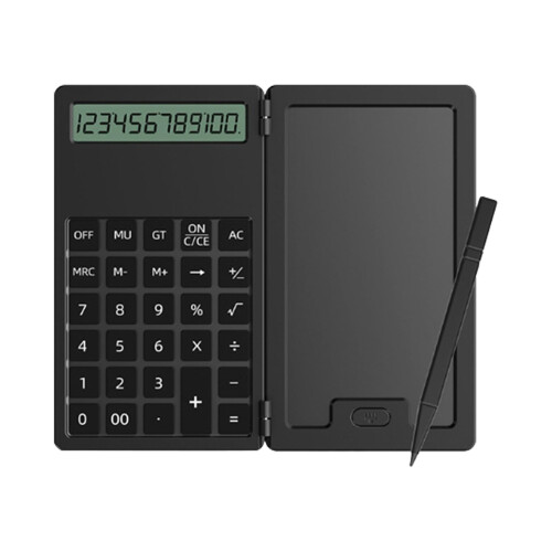 Calculadora básica de 12 dígitos Lulshou com capa, compatível com uso escolar, doméstico, comercial e em escritórios. 1