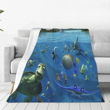 Deka s motivem Hledá se Nemo, přehoz, ložní prádlo, dekorace do pokoje, flanelové deky na postel, pohovku 40"X30"