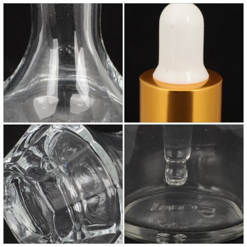 2 st flaskor med bitters, barverktyg, japanskt glas 1