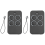 Control remoto para puerta de garaje/portón de 433 MHz con código variable. 3