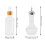 2 st flaskor med bitters, barverktyg, japanskt glas 4
