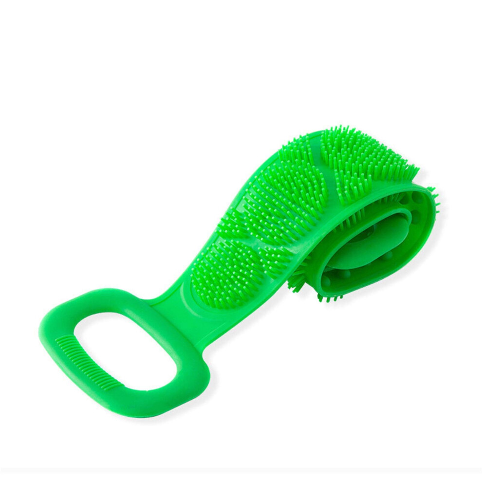 Exfoliating Bath Towel Back Scrubber for Shower Silicone Washcloth Deep Cleansing Full Body