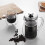 Winysin French Pot Teapot Θερμαινόμενο γυαλί διπλού τοιχώματος με φίλτρα Γαλλική καφετιέρα 5
