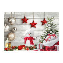 210X150Cm Christmas Background Cloth Snowflake Decor Holiday Children Photography Background Cloth, F