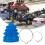 Silicone Blue Outer Cv Joint Stretchy Flexi Cv Boot Gaiter Clamps Kit Universal 5