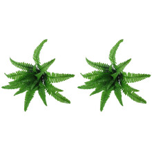 1 pezzo Felce realistica Felci per esterni Fiori di felce Felce per veranda Finestra Decorazione per la casa *2 pezzi