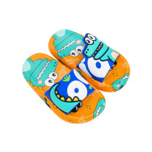 Cartoon Rubber Sole Bath Slippers for Kids Boys Girls Aqua Sandals Toddler Barefoot Shoes Orange 32