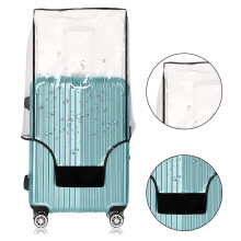 linyes Luggage Cover Protector Bag PVC Clear Plastic Suitcase Cover Protectors Travel Luggage Sleeve Protector for Wheeled Suitcase